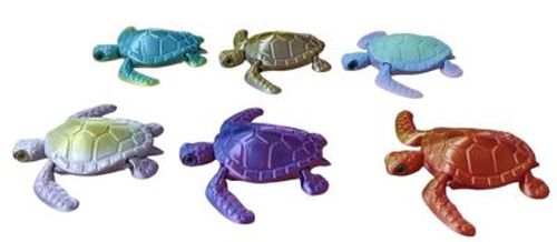 3D Printed Articulated 4" Turtle Colored Eyes Novelty Assorted (3D-TURTEYE) OUT OF STOCK