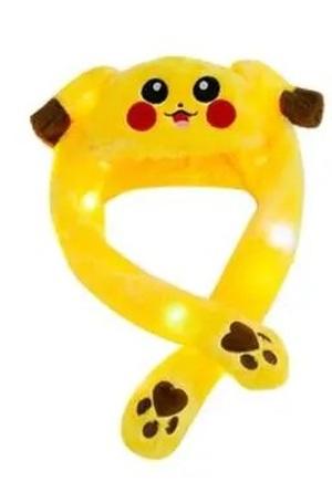 Yellow plush toy with light-up features.