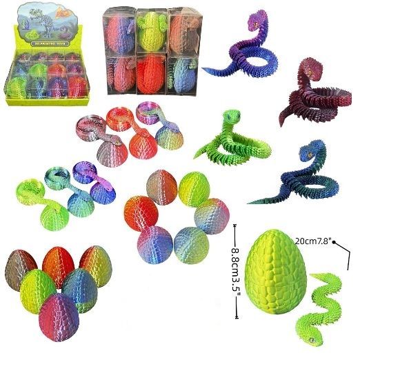 Colorful assorted slime toys in various shapes and containers.