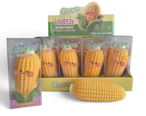 Just Arrived - Crackle Squishy 4" Corn on the Cob (NM180)